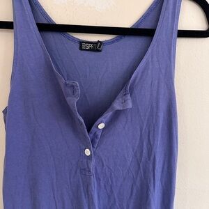 Esprit Women's Lavender Buttoned Summer Maternity Dress